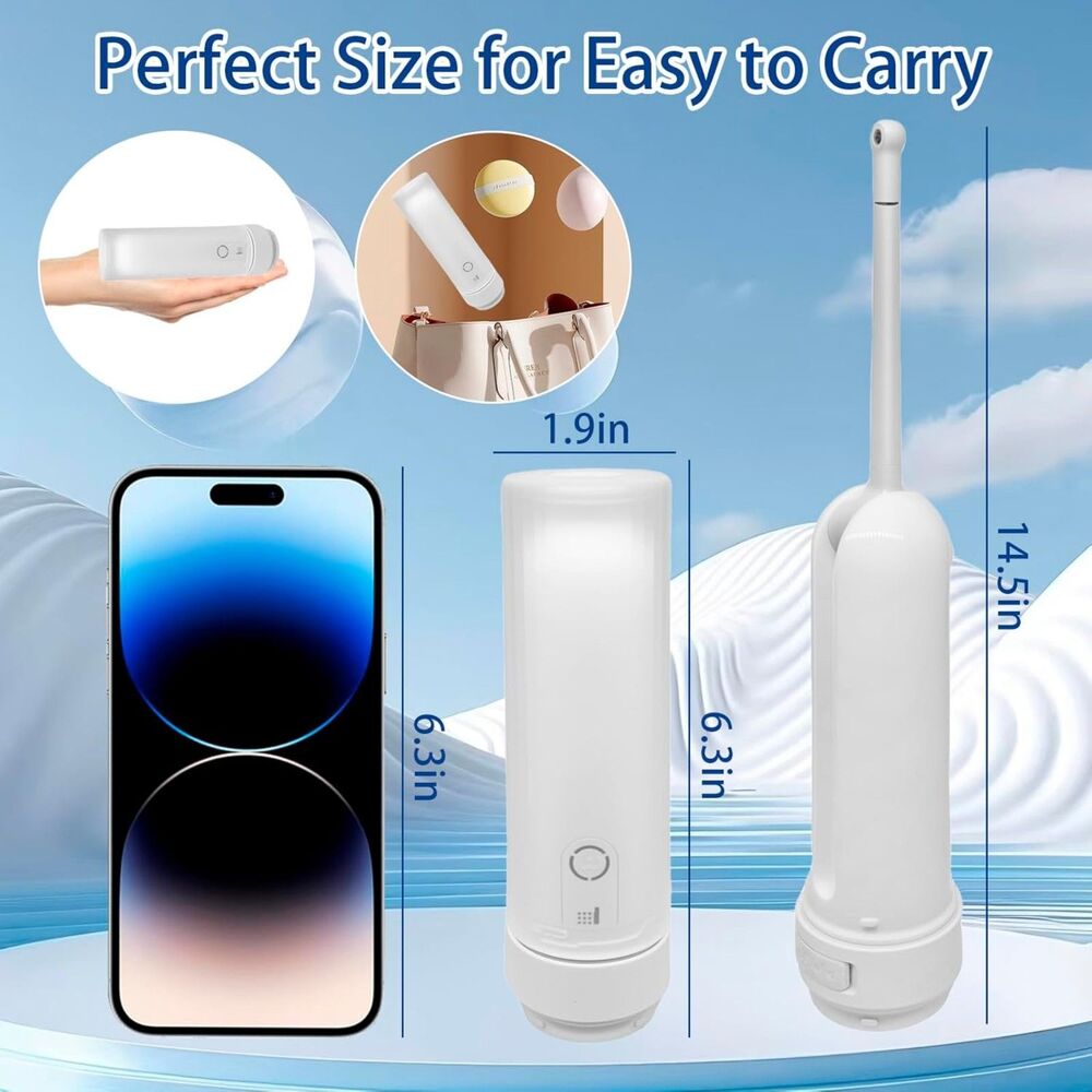 Portable Electric Travel Bidet, Rechargeable Perineal Irrigation Istinja